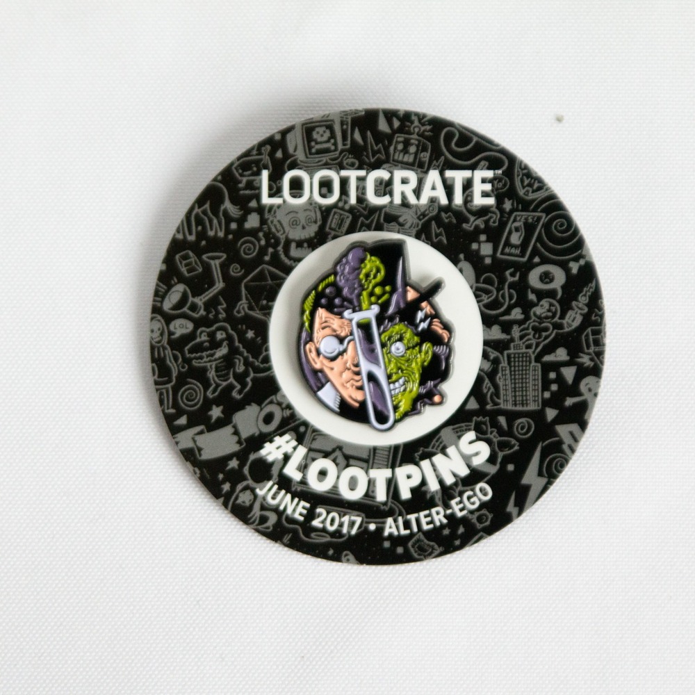 Loot Crate Loot Pins June 2017 Alter-Ego Dr Jekyll and Mr Hyde Enamel Pin